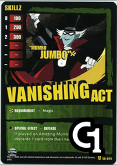 Vanishing Act - Unlimited - Foil
